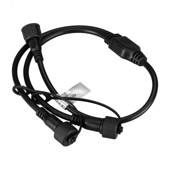 Коннектор питания ARD-CLASSIC-SYNC-RGB Black (230V, 2 ports) (ARDCL, Закрытый) Arlight 031802