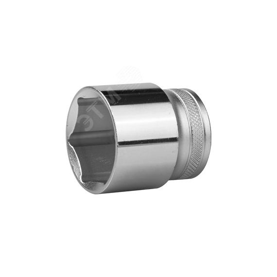Торцовая головка ''INDUSTRIE QUALITAT'', Cr-V, FLANK, хромосатинированная, 1/2'', 32 мм KRAFTOOL 27805-32_z01