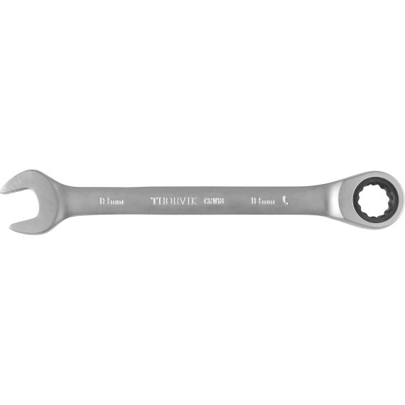 Ключ гаечный комбинированный трещоточный, 18 мм Thorvik CRW18