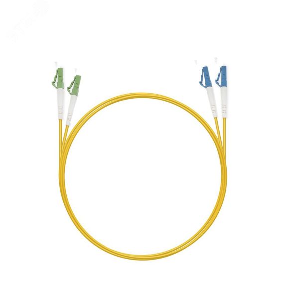 Шнур оптический duplex 7м LC/APC-LC/UPC 9/125 sm LSZH Cabeus FOP(d)-9-LC/APC-LC/UPC-7m
