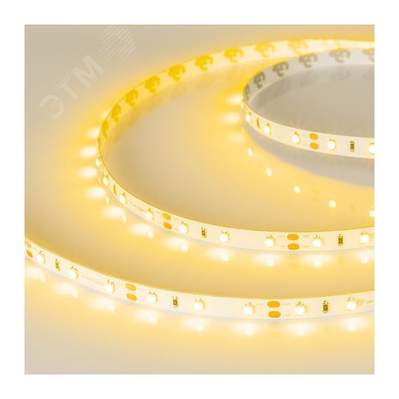 Лента RT-A60-8мм 12V Yellow (4.8 W/m, IP20, 2835, 5м) (Открытый) Arlight 010521(2)