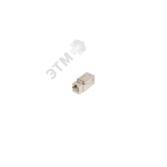 Модуль Keystone, Кат.6, RJ45/8P8C, самозажимной, экраннированный, металлик NIKOMAX/NIKOLAN NMC-KJSE2-NT-MT