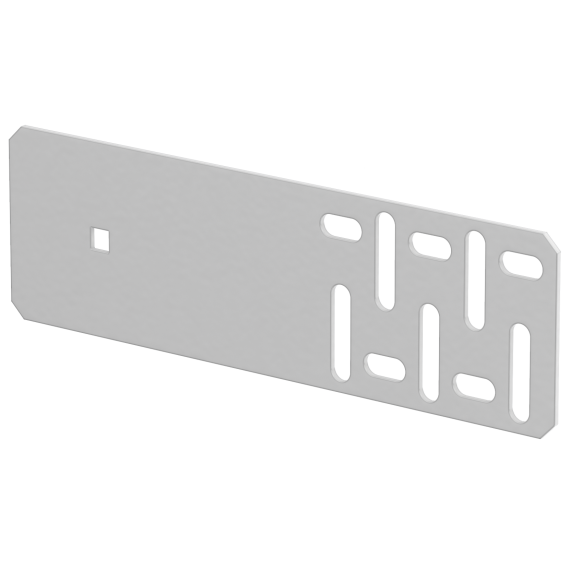 Пластина шарнирного соединения h=100мм RAL IEK