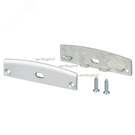 Заглушка для ALU-SUPER-H10 с отверстием (ARL, Металл) Arlight 014867