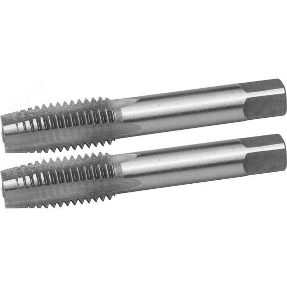 Комплект метчиков М14x1.25мм, сталь 9ХС, ручные ЗУБР 4-28006-14-1.25-H2
