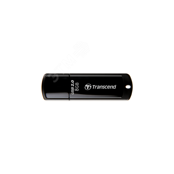 Флеш накопитель 8GB JetFlash 350, USB 2.0, черный Transcend TS8GJF350