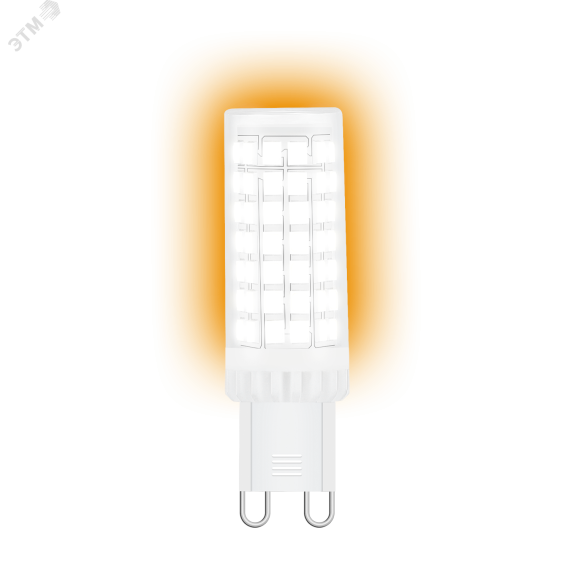 Лампа светодиодная LED 6.5 Вт 700 лм 3000К AC185-265В G9 капсула теплая керамическая Black Gauss Gauss 107309106