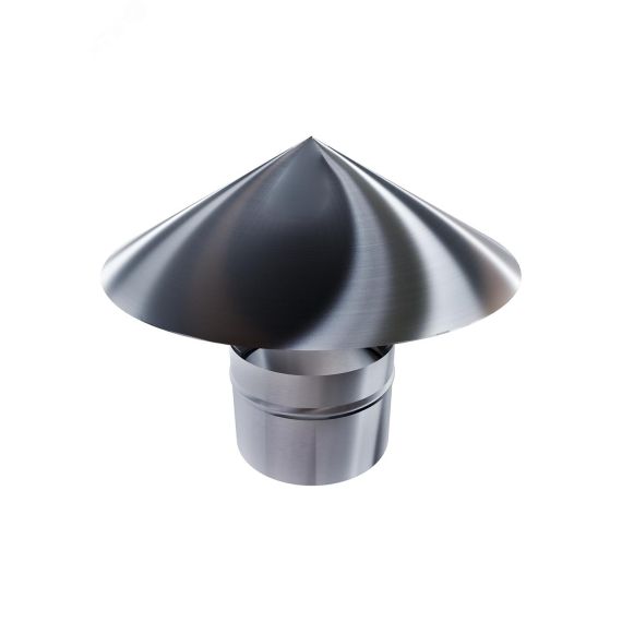 Зонт крышний из оцинкованной стали для круглых воздуховодов D150 ERA 150RUG