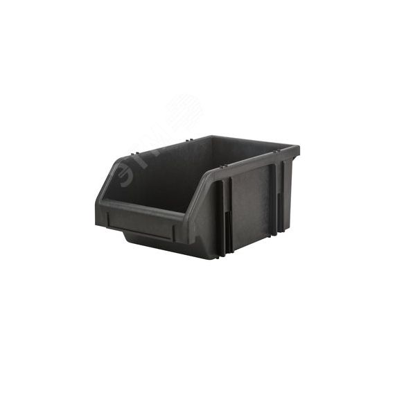 Лоток для крепежа пластиковый черный 160х210х350 мм FIT РОС 65695