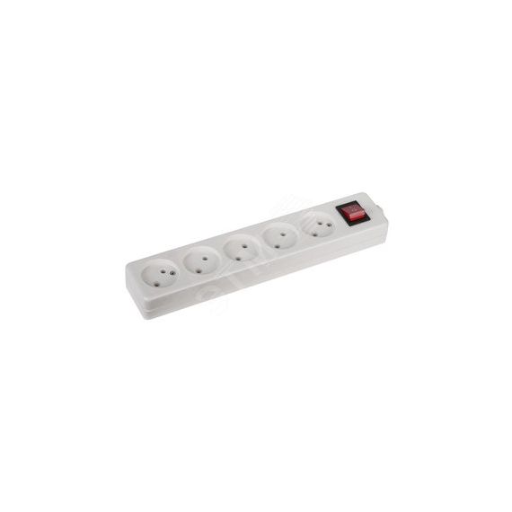 Колодка 5гн, без зазeмл, с выкл (10/40/960) K-5s ЭРА Б0003481