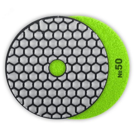 Круг алмазные гибкий шлифовальный (Черепашка) для сухого шлифования, 100мм, №50 ЗУБР 29868-050
