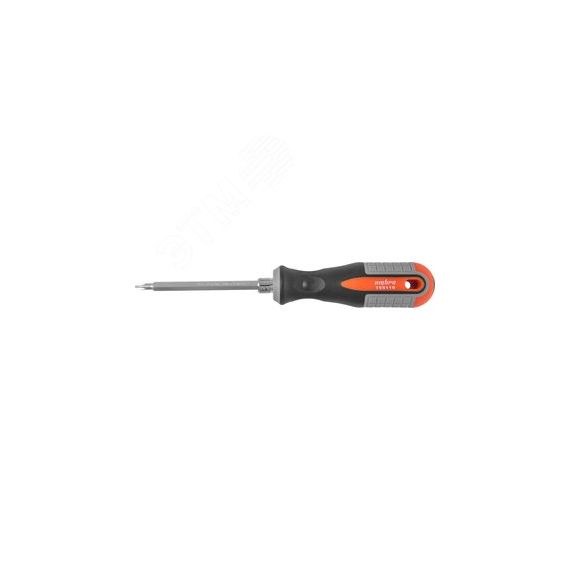 Отвертка стержневая двусторонняя ROUND GRIP, РН1,SL5x100 мм Ombra 755110