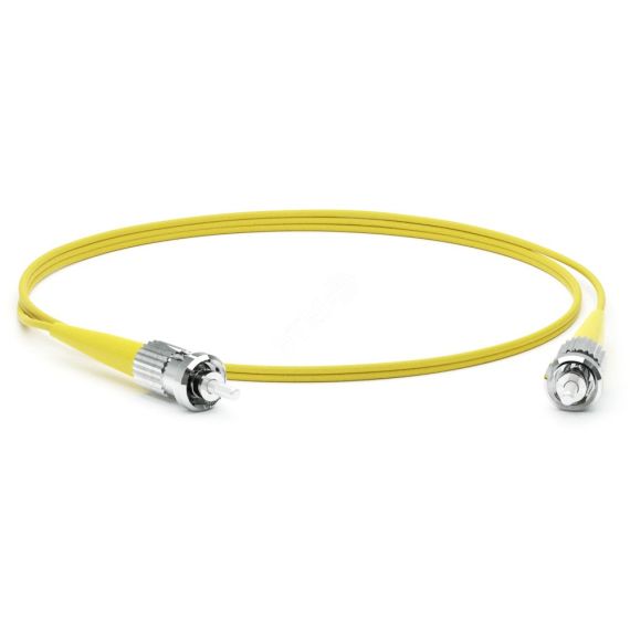 Патч-корд волоконно-оптический (шнур) SM 9/125 (OS2) ST/APC-ST/APC 2мм simplex LSZH (5м) Hyperline 250718