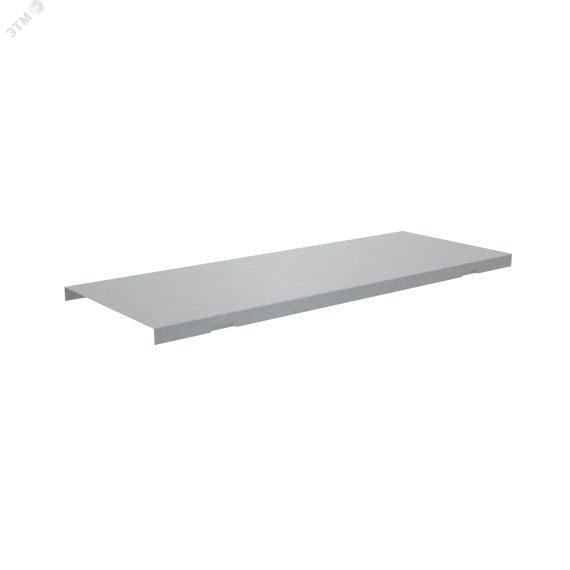 Крышка на верт. Т-ответвитель переходник 100-200 мм с разворотом трассы на 90 гр. ПЛЮС (нижняя часть больше исходной) КМ-профиль PL4026