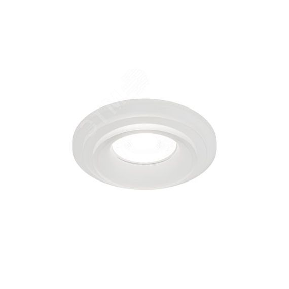 Светильник встраиваемый декоративный DK105 WH MR16 GU5.3 белый ЭРА Б0058392