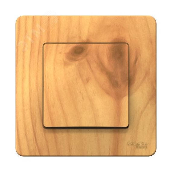 BLANCA скрытой установки одноклавишный переключатель (cх.6), 10A, 250B, ясень SE (Systeme) BLNVS010605