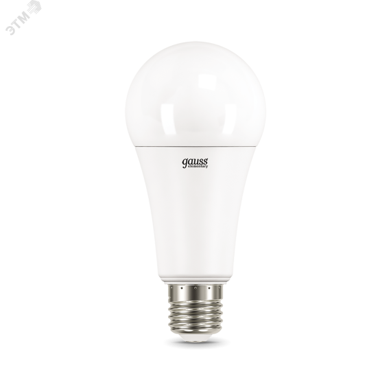 Лампа светодиодная LED 35 Вт 2740 лм 4100К AC180-240В E27 А67 (груша) нейтральный Elementary Gauss 70225