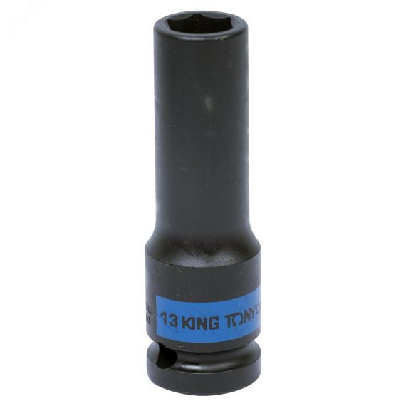 Головка торцевая ударная глубокая шестигранная 1/2', 13 мм King Tony 443513M