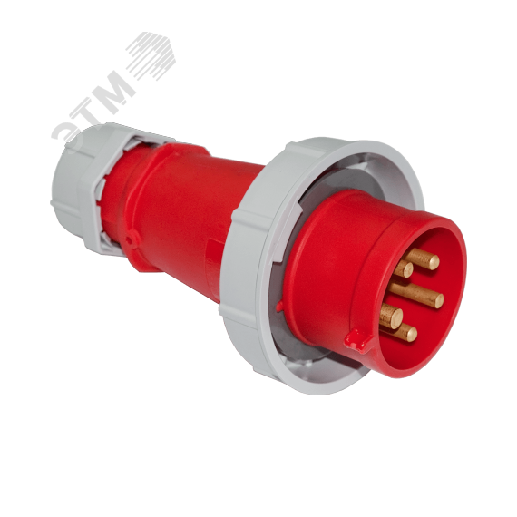 Вилка силовая промышленного назначения с нейтральным и заземляющим контактами (16 А, IP67) БелТИЗ ВП16-950