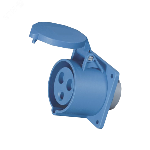 Розетка 323-32А-6h-220AC-2P+PE-IP44 КЭАЗ 229456