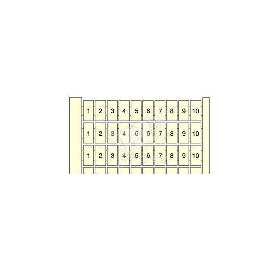 Маркировка  горизонтальная RC810 10х(21...30) TE Connectivity ОУЭО ENT1SNA234004R2200