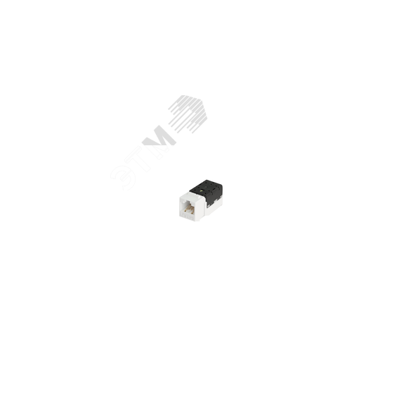 Модуль Keystone Cat 6а RJ45/8P8C для FT-TOOL неэкранированный белый NIKOMAX/NIKOLAN NMC-KJUA2-FT-WT