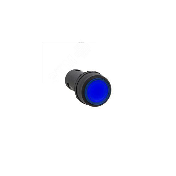 Кнопка SW2C-10D с подсветкой синяя NO 24В PROxima EKF sw2c-md-b-24