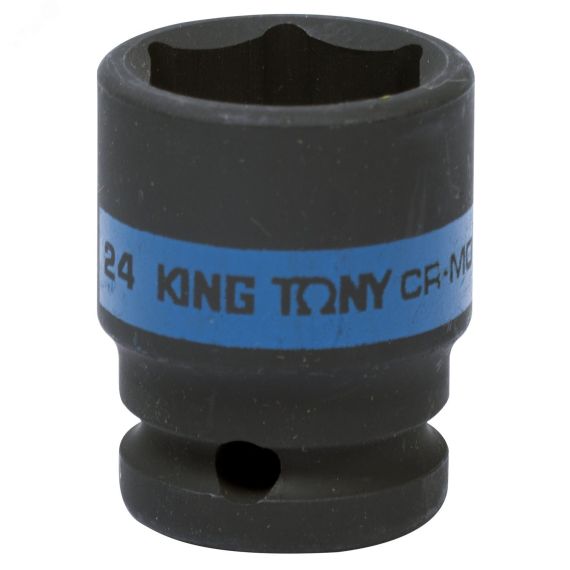 Головка торцевая ударная шестигранная 1/2', 24 мм King Tony 453524M