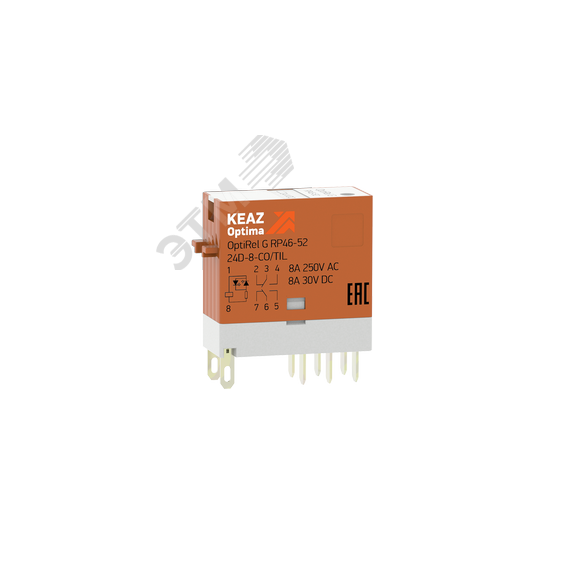 Реле промежуточное OptiRel G RP46-52-12D-8-CO/TIL КЭАЗ 281054