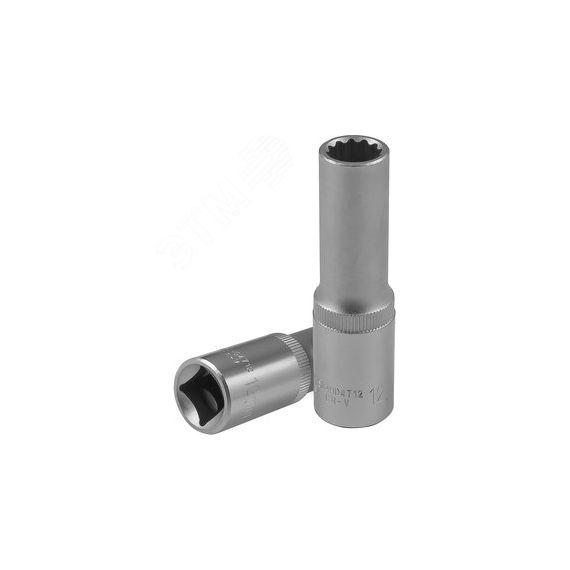Головка торцевая глубокая 12-гранная 1/2''DR, 12 мм Jonnesway S04HD4712