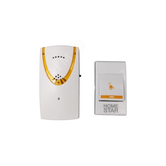 Звонок электрический HS-0104 беспроводной HomeStar 103609