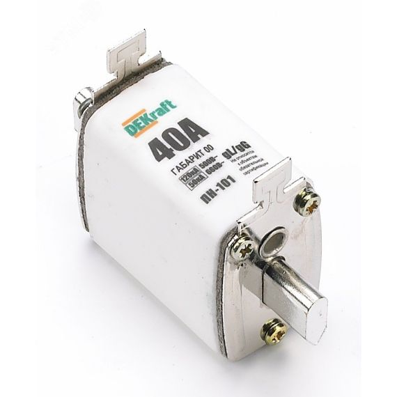 Предохранитель нож тип 33 габарит 00 2А ПН-101 SE (Dekraft) 21327DEK