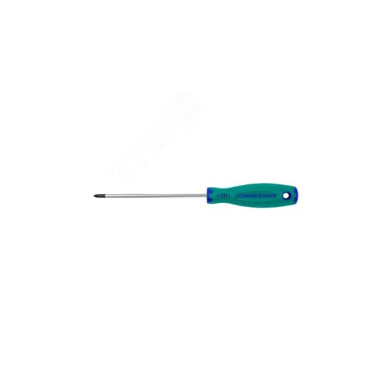 Отвертка стержневая крестовая ANTI-SLIP GRIP, PH1x150 мм Jonnesway D71P1150