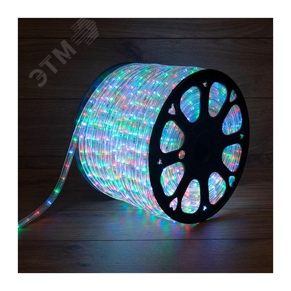 Дюралайт LED, свечение с динамикой 3W RYGB, 36 LED/м, 100 м Neon-Night 121-329