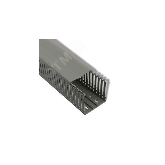 Кабель-канал перфорированный самоклеящийся 60х60 серый (паз 5мм, зуб 7мм с отв.) REXANT REXANT 28-5017