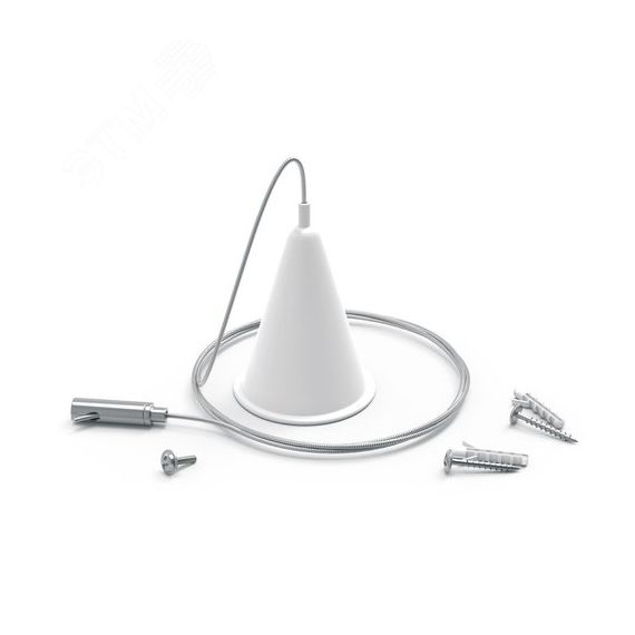 Комплект подвесов для трековых шинопроводов 1шт цвет белый однофазный Gauss Gauss TR120