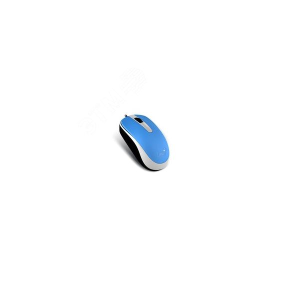 Мышь DX-120 оптическая, USB, голубой Genius 31010010402