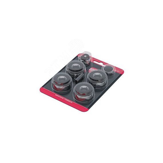 Комплект для подключения радиатора  1'х 1/2' черный Royal Thermo RT1/2B