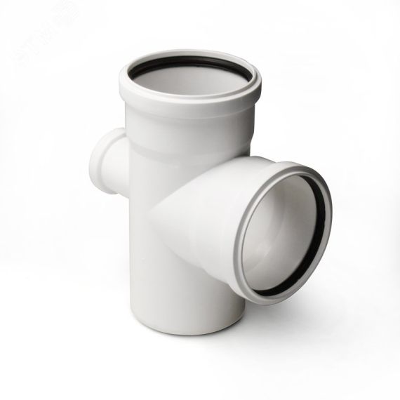 Крестовина одноплоскостная для малошумной канализации 110x50x50 мм 45 град. PRO AQUA ST805545W