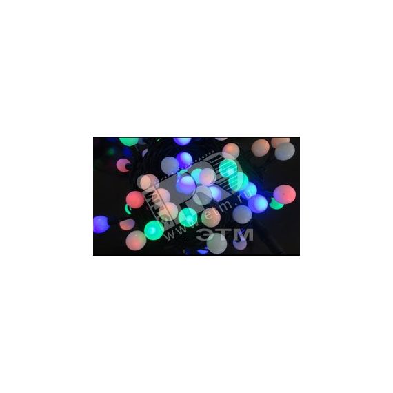 Электрогирлянда Жемчужные шарики 80LED зеленая JazzWay 4610003325008