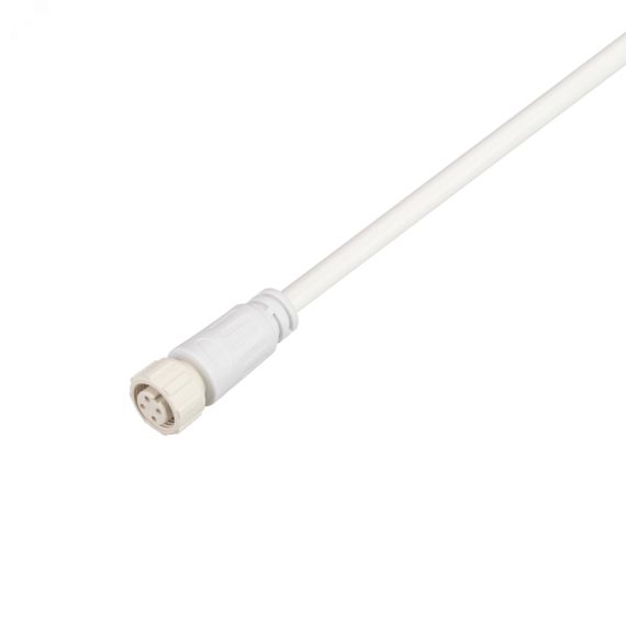 Коннектор питания ARL-MOONLIGHT-SPI/DMX-CON-POWER-FEMALE-WH (ARL, IP67 Пластик, 3 года) Arlight 031468