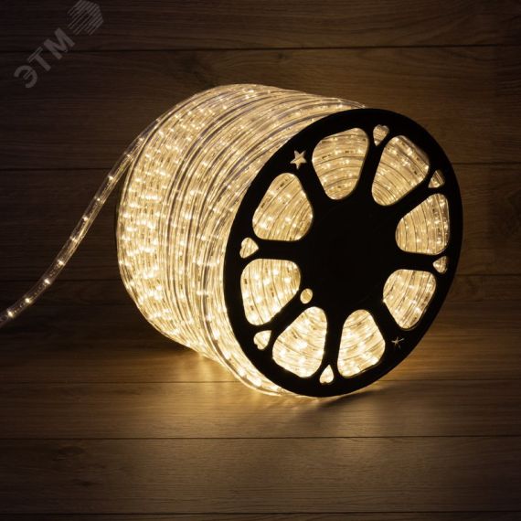 Дюралайт LED, постоянное свечение 2W – тёплый белый, 36 LED/м, 100 м Neon-Night 121-156