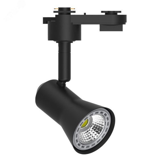 Светильник трековый на шинопровод ДПО GU10 без лампы черный FERON AL187 48705