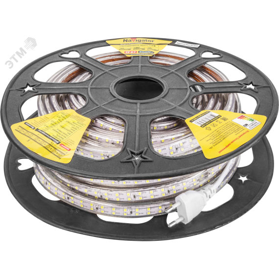 Лента светодиодная LEDx180/м 1м 10Вт/м 220В IP67 дневной Navigator Group 61646
