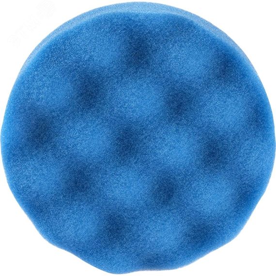 Насадка полировальная из поролона 150 мм (волнистая, синяя, липучка) Makita D-62642