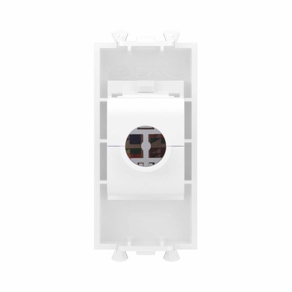 Компьютерная розетка RJ-45 без шторки модульная, кат.6, "Avanti", "Белое облако", 1 модуль Компьютерная розетка RJ-45 без шторки модульная, кат.6, "Avanti", "Белое облако", 1 модуль