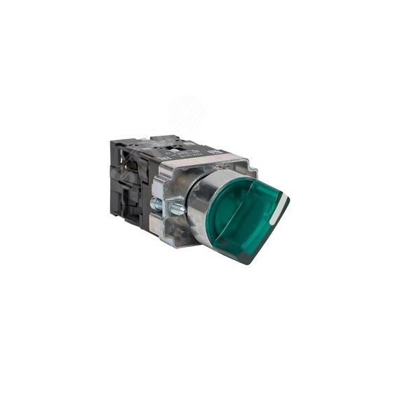 Переключатель BD21 2P c зеленой подстветкой 230В NO PROxima EKF xb2-bk21-g-230