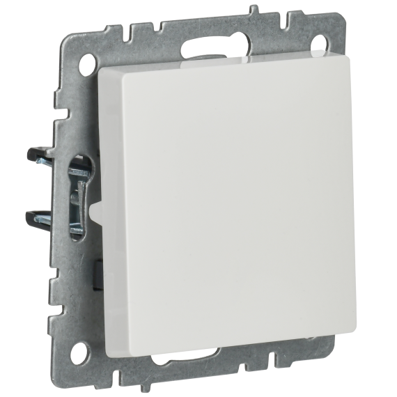 BRITE Выключатель 1-клавишный перекрестный 10А ВС10-1-3-БрБ белый IEK