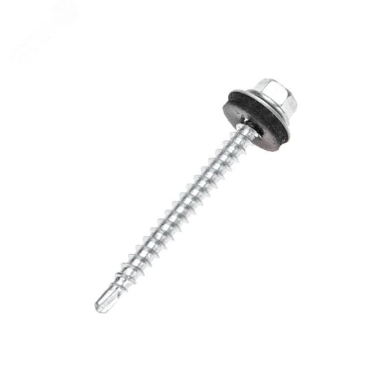 Саморез кровельный 4,8х50, цинк, короб (150 шт/уп) Kranz 1201-4850-3
