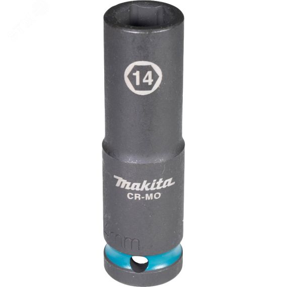 Головка торцовая ударная удлиненная Impact Black 1/2'' 14x81,5 мм Makita E-16455
